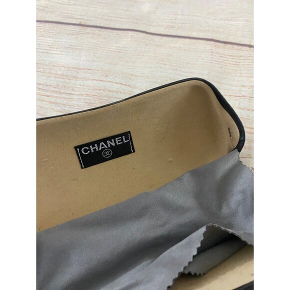 Rare Authentic Chanel Glasses With Case 3119-H C.945 50MM Glass Frames - Picture 7 of 9